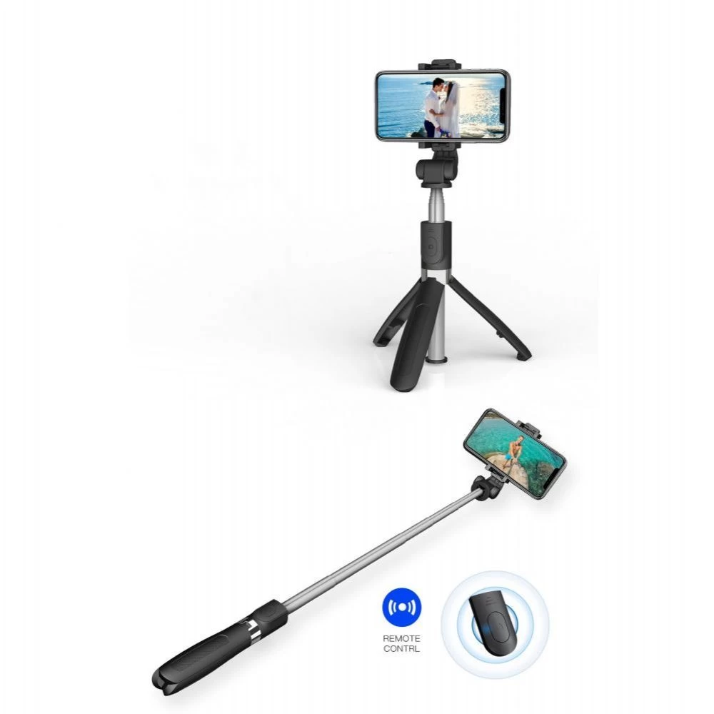  Selfie Stick TECH-PROTECT L01S Wireless Tripod  melns