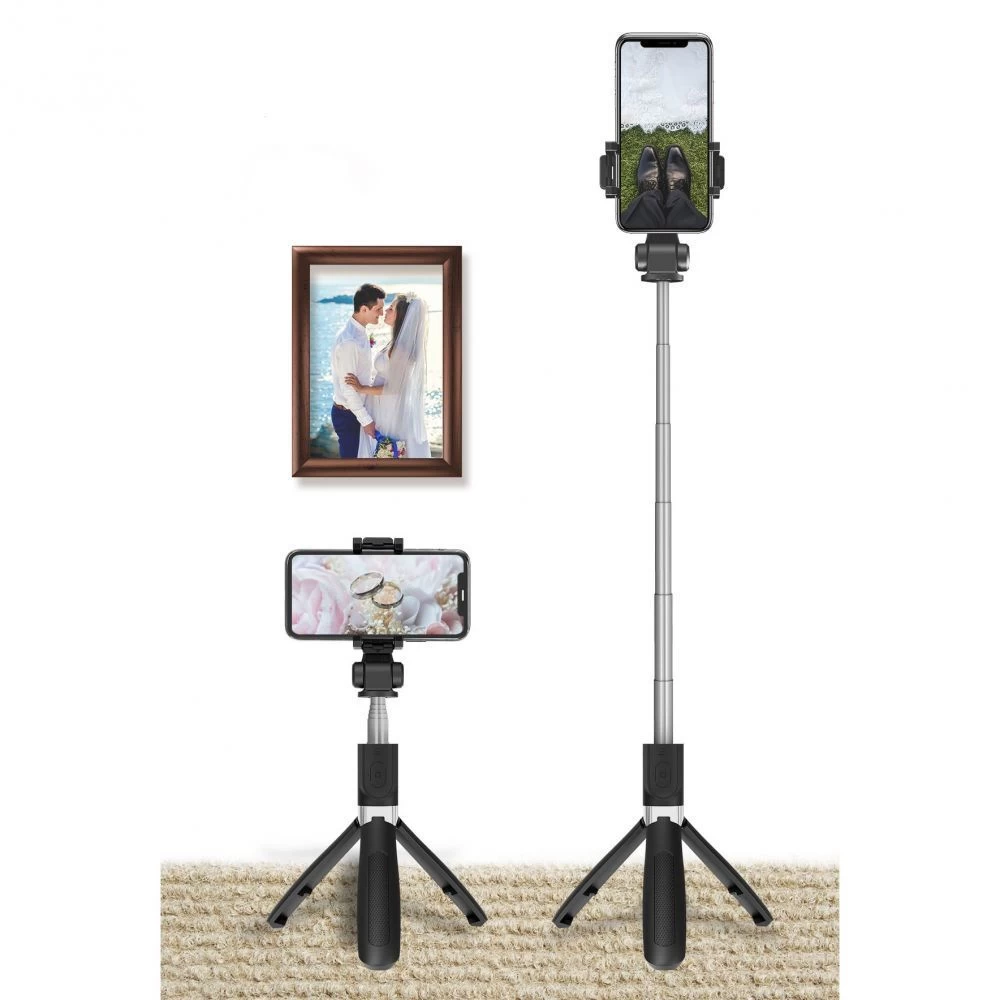 Selfie Stick TECH-PROTECT L01S Wireless Tripod  melns