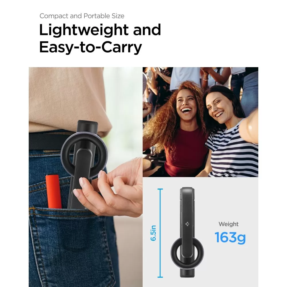  Selfie Stick SPIGEN S570W MAGSAFE BLUETOOTH SELFIE STICK TRIPOD  melns