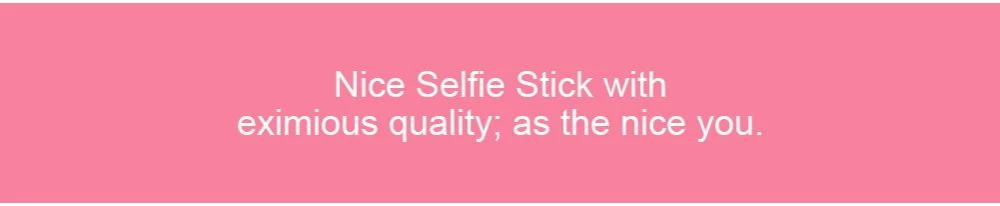 Selfie Stick NILLKIN Nice  rozā
