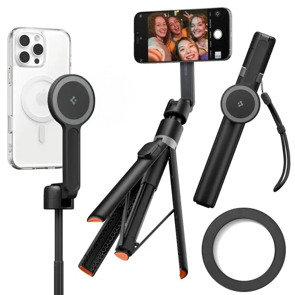 Selfie Stick SPIGEN S581W MAGSAFE BLUETOOTH SELFIE STICK TRIPOD Viedierīču melns