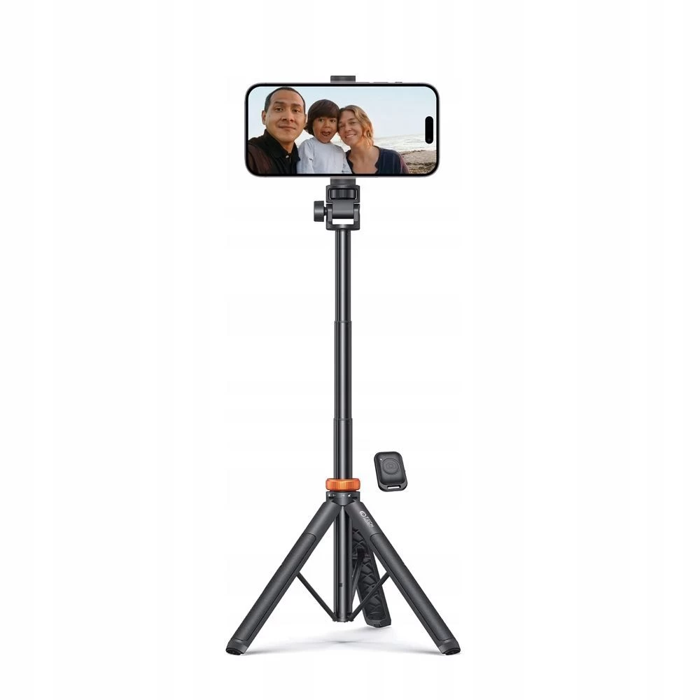  Selfie Stick TECH-PROTECT L03S WIRELESS SELFIE STICK TRIPOD  melns