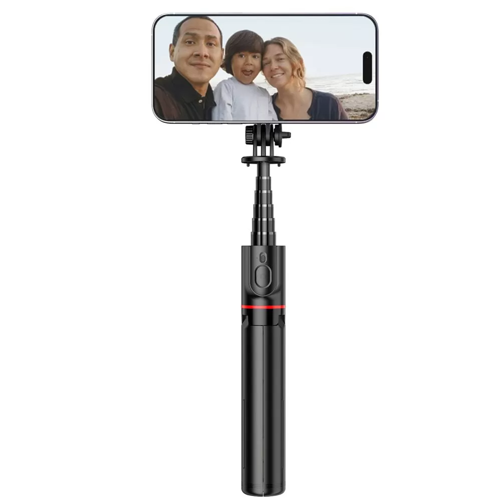 Accessories Selfie Stick TECH-PROTECT L06S MAGSAFE BLUETOOTH SELFIE STICK TRIPOD  black