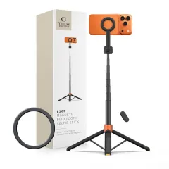 Aksesuāri Selfie Stick Viedierīču Aksesuāri TECH-PROTECT L10S MAGSAFE BLUETOOTH SELFIE STICK TRIPOD