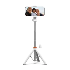  Selfie Stick TECH-PROTECT L03S BLUETOOTH SELFIE STICK TRIPOD  balts