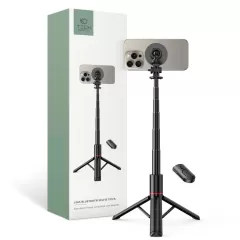 Aksesuāri Selfie Stick  TECH-PROTECT L06S MAGSAFE BLUETOOTH SELFIE STICK TRIPOD