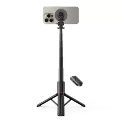  Selfie Stick TECH-PROTECT L06S MAGSAFE BLUETOOTH SELFIE STICK TRIPOD  melns
