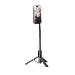  Selfie Stick TECH-PROTECT L06S MAGSAFE BLUETOOTH SELFIE STICK TRIPOD  melns