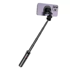  Selfie Stick TECH-PROTECT L06S MAGSAFE BLUETOOTH SELFIE STICK TRIPOD  melns
