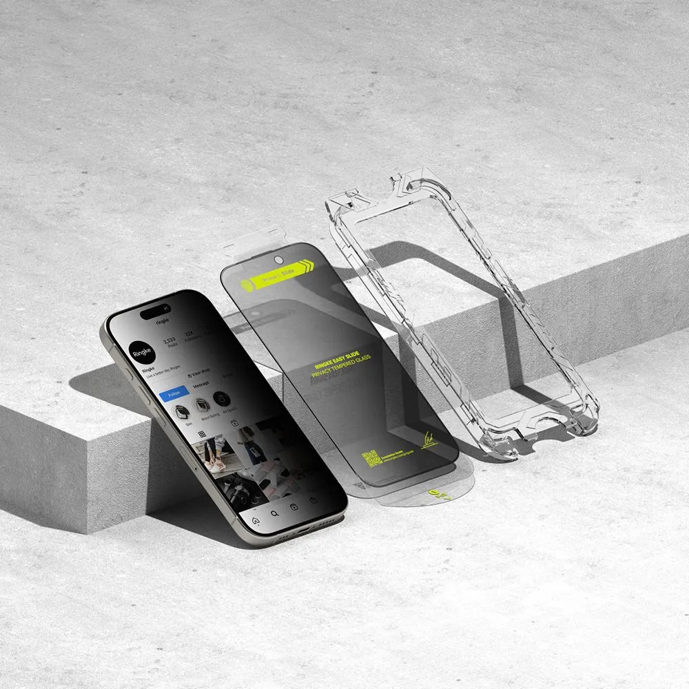 Samsung Galaxy S25 защитное стекло  RINGKE EASY SLIDE PRIVACY 2-PACK