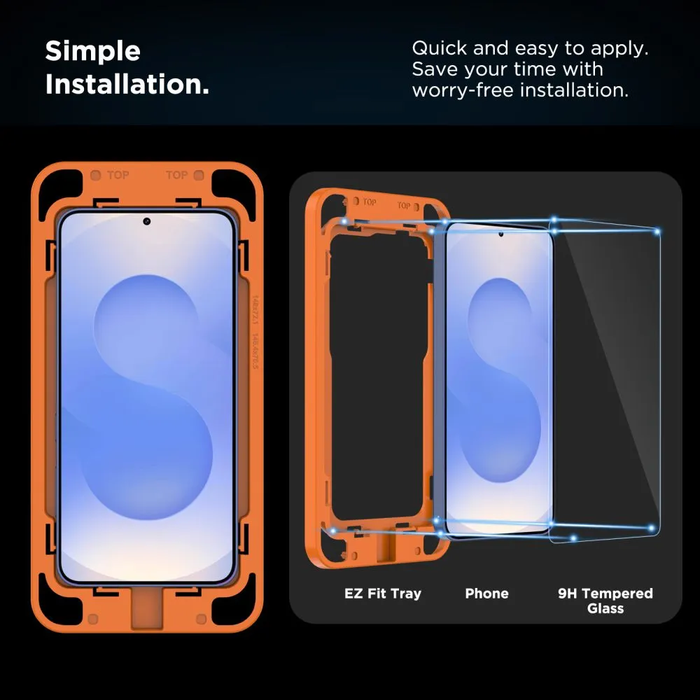 Samsung Galaxy S25 защитное стекло  TECH-PROTECT QUICK SET+ 2-PACK