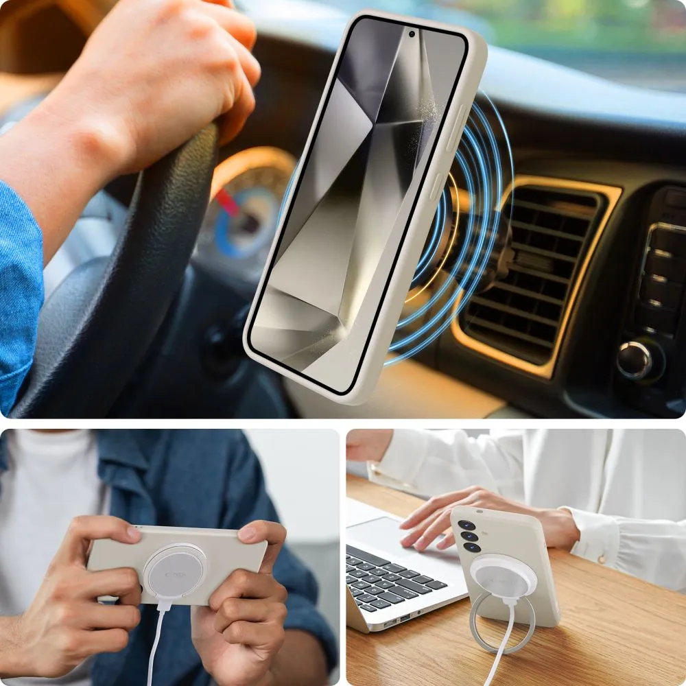 Samsung Galaxy S25 vāciņš  TECH-PROTECT LIQUID SILICONE MAGSAFE