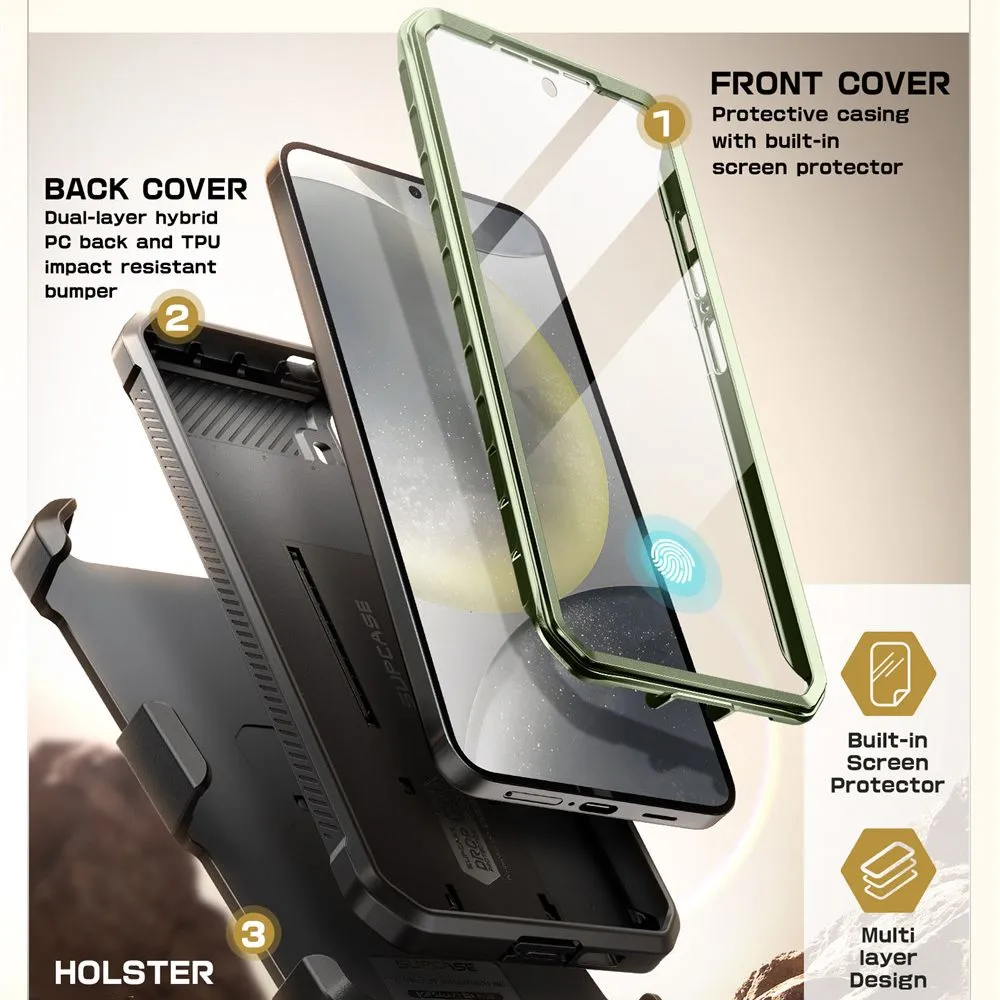 Samsung Galaxy S25 vāciņš  SUPCASE UNICORN BEETLE PRO 2-SET