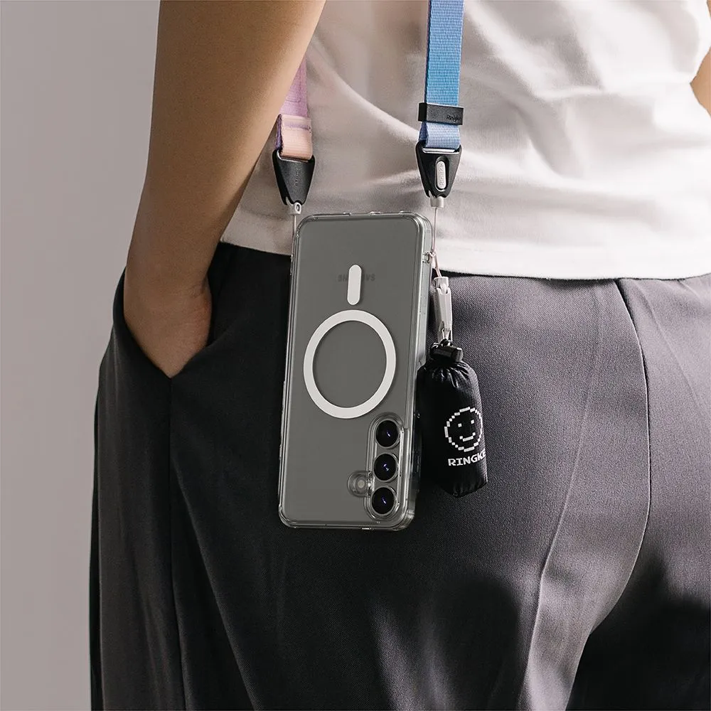Samsung Galaxy S25 vāciņš caurspīdīgs RINGKE FUSION MAGNETIC MAGSAFE