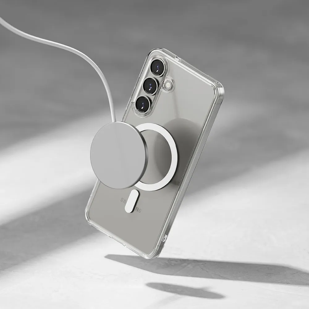 Samsung Galaxy S25 vāciņš caurspīdīgs RINGKE FUSION MAGNETIC MAGSAFE