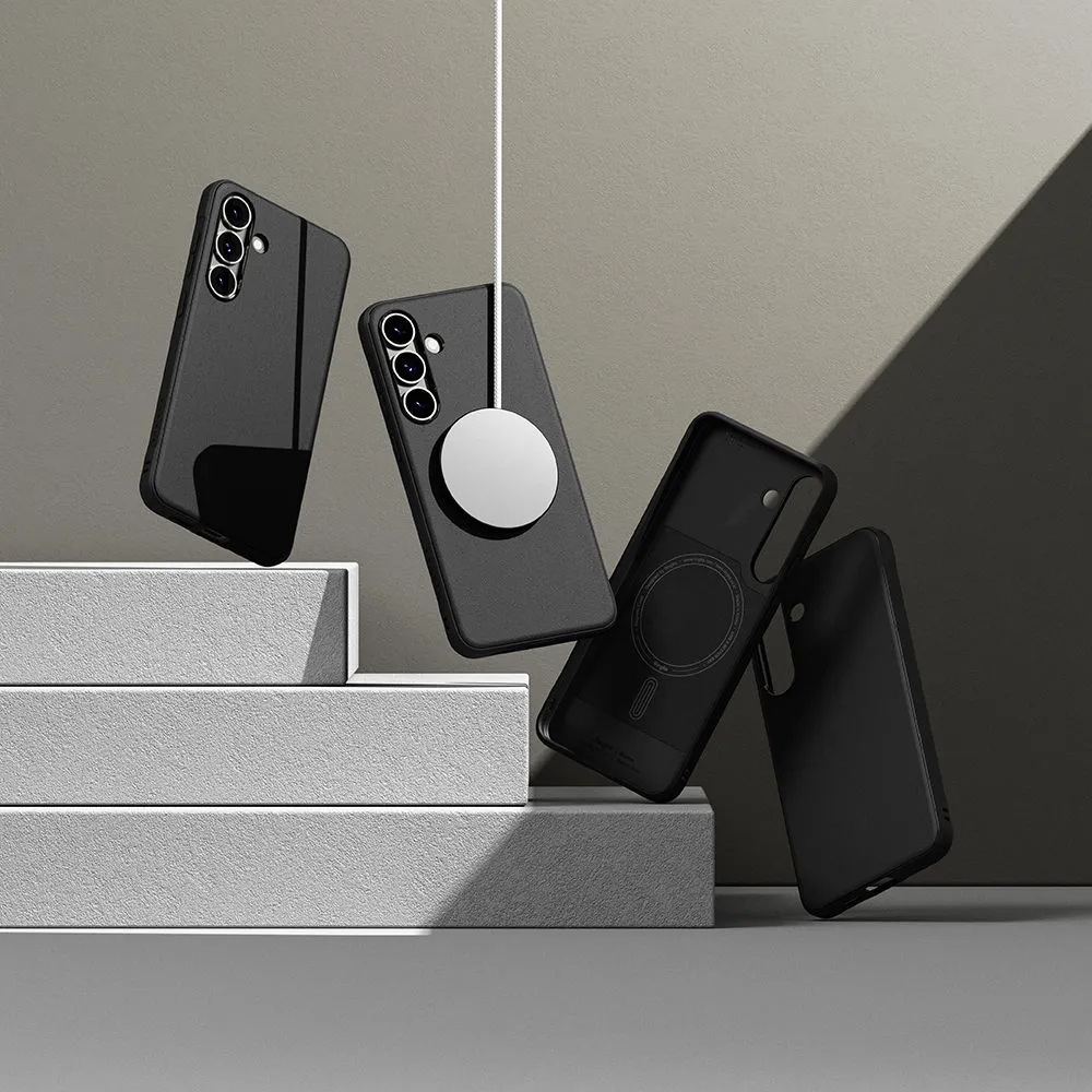 Samsung Galaxy S25 vāciņš melns RINGKE ONYX MAGNETIC MAGSAFE