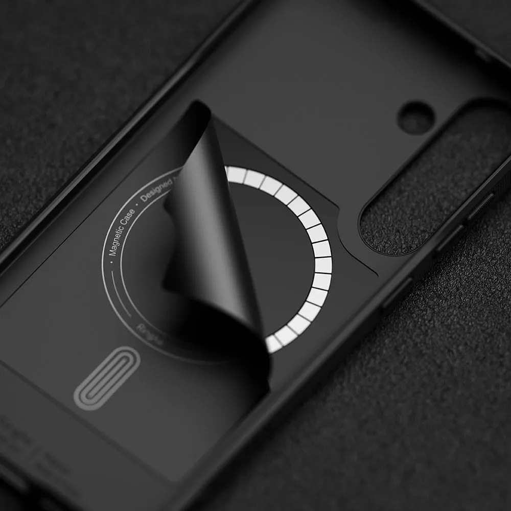 Samsung Galaxy S25 vāciņš melns RINGKE ONYX MAGNETIC MAGSAFE