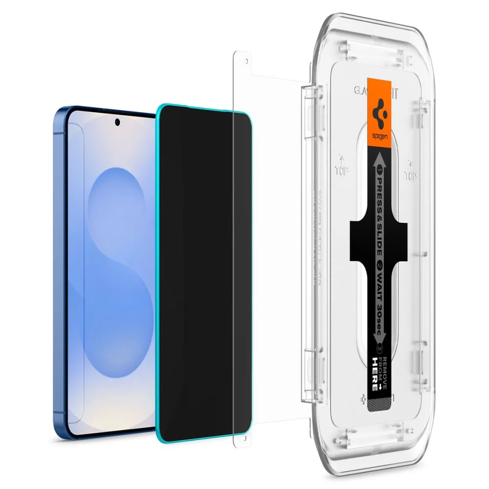 Samsung Galaxy S25 защитное стекло  SPIGEN GLAS.TR ”EZ FIT” HD PRIVACY 2-PACK