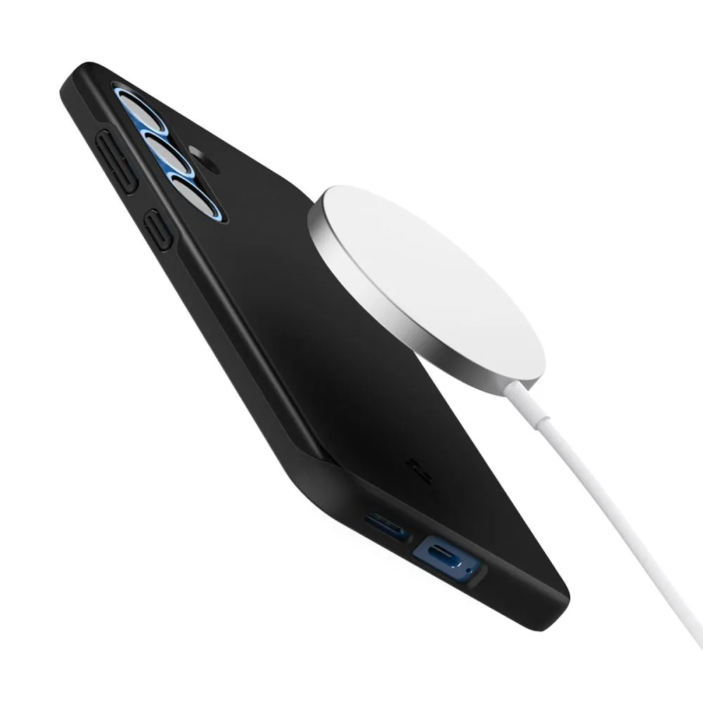 Samsung Galaxy S25 vāciņš melns SPIGEN THIN FIT MAG MAGSAFE