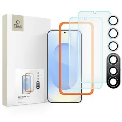 Galaxy S25 защитное стекло TECH-PROTECT SUPREME SET 3-PACK Samsung Galaxy S25