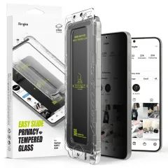Galaxy S25 защитное стекло RINGKE EASY SLIDE PRIVACY 2-PACK Samsung Galaxy S25