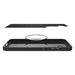Samsung Galaxy S25 vāciņš melns SPIGEN THIN FIT MAG MAGSAFE