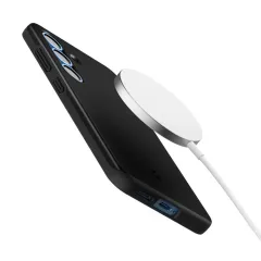 Samsung Galaxy S25 vāciņš melns SPIGEN THIN FIT MAG MAGSAFE