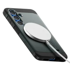 Samsung Galaxy S25 vāciņš zaļš SPIGEN TOUGH ARMOR MAGSAFE