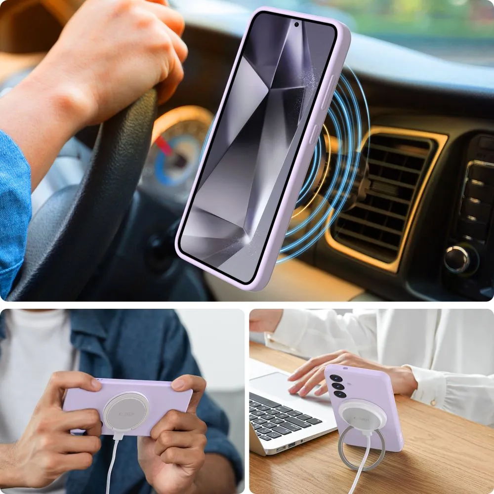Samsung Galaxy S25 Plus чехол  TECH-PROTECT LIQUID SILICONE MAGSAFE