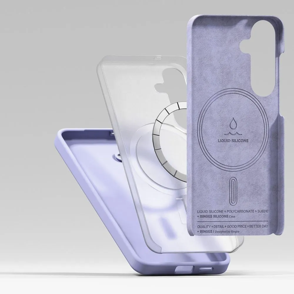 Samsung Galaxy S25 Plus чехол  RINGKE SILICONE MAGNETIC MAGSAFE