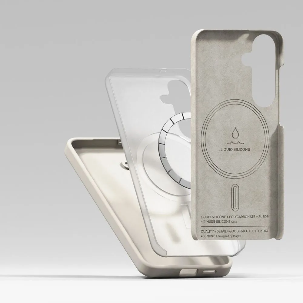 Samsung Galaxy S25 Plus чехол  RINGKE SILICONE MAGNETIC MAGSAFE