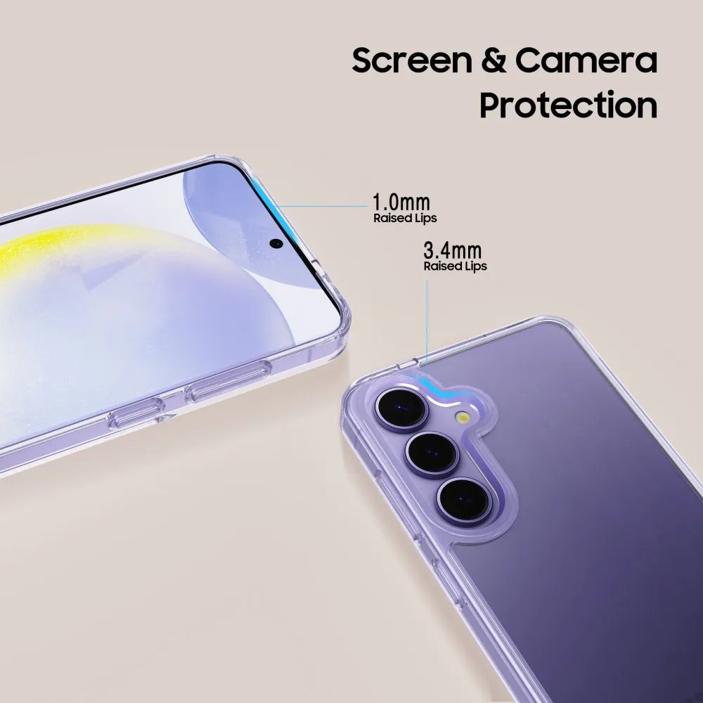Samsung Galaxy S25 Plus чехол прозрачный TECH-PROTECT FLEXAIR HYBRID