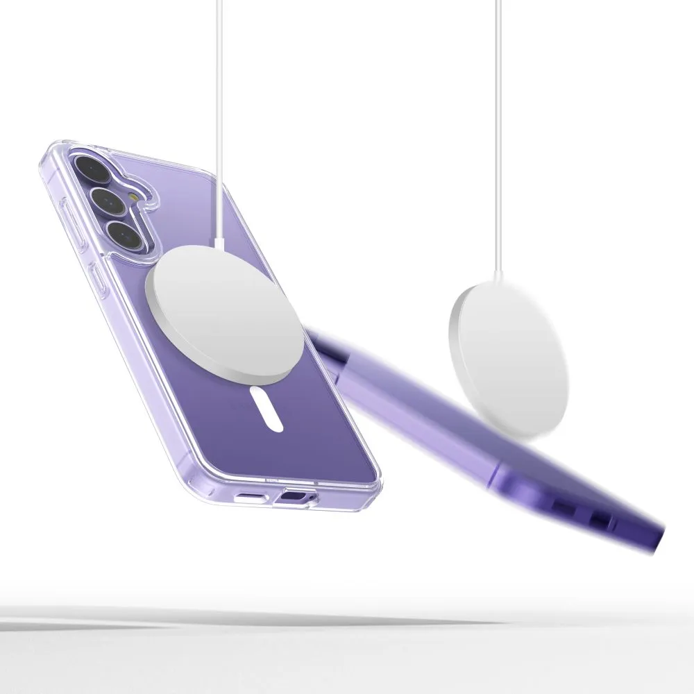 Samsung Galaxy S25 Plus чехол прозрачный TECH-PROTECT FLEXAIR HYBRID MAGSAFE