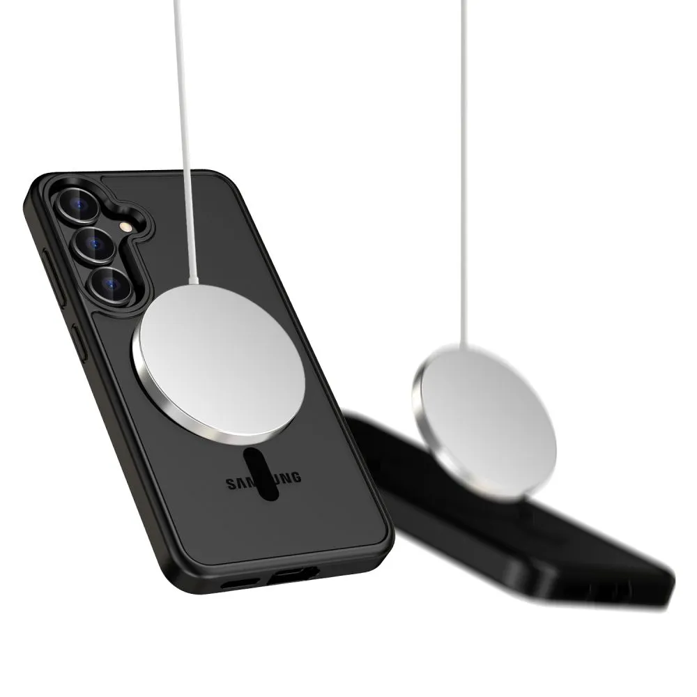 Samsung Galaxy S25 Plus чехол черный TECH-PROTECT MAGMAT MAGSAFE