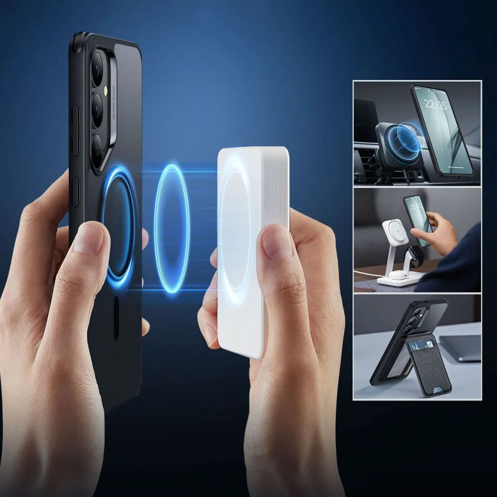 Samsung Galaxy S25 Plus чехол черный ESR CLASSIC HYBRID HALOLOCK MAGSAFE