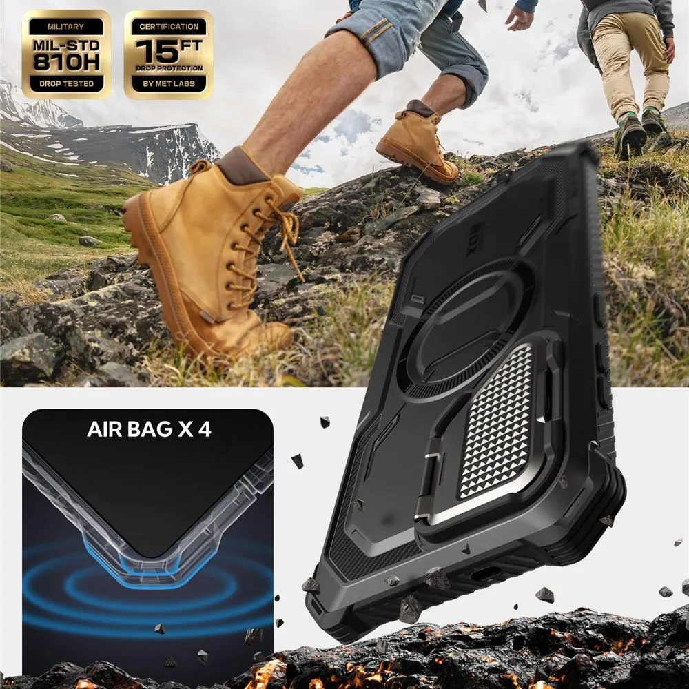 Samsung Galaxy S25 Plus чехол черный SUPCASE IBLSN ARMORBOX MAG MAGSAFE