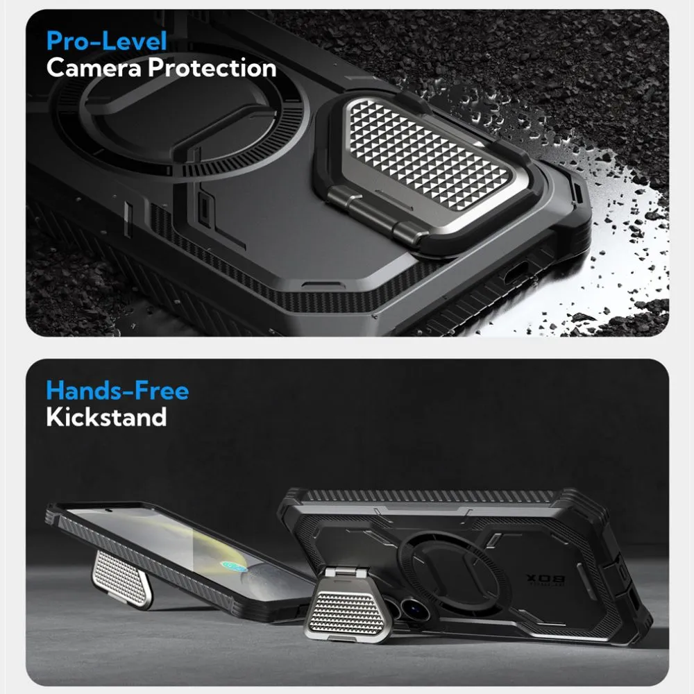 Samsung Galaxy S25 Plus чехол черный SUPCASE IBLSN ARMORBOX MAG MAGSAFE