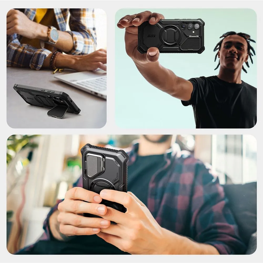 Samsung Galaxy S25 Plus чехол черный SUPCASE IBLSN ARMORBOX MAG MAGSAFE