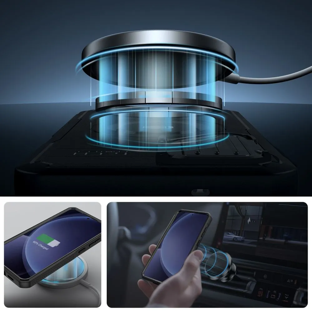 Samsung Galaxy S25 Plus чехол черный TECH-PROTECT KEVLAR MAGSAFE+