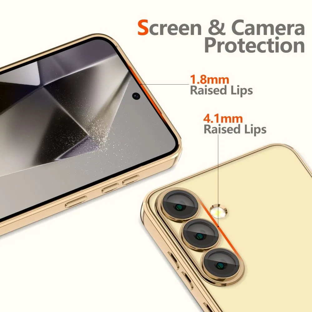Samsung Galaxy S25 Plus чехол золотой TECH-PROTECT MAGFLEX MAGSAFE