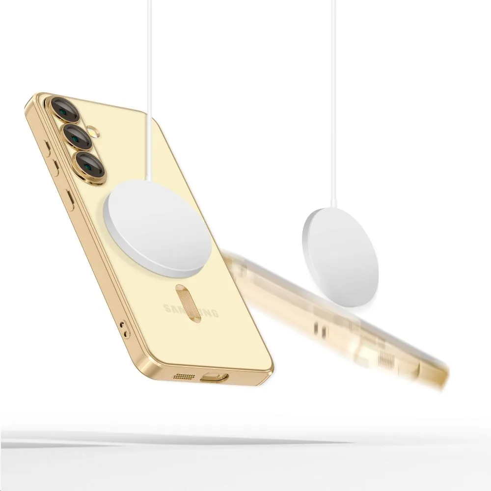 Samsung Galaxy S25 Plus чехол золотой TECH-PROTECT MAGFLEX MAGSAFE