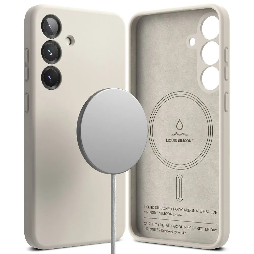 Samsung Galaxy S25 Plus чехол  RINGKE SILICONE MAGNETIC MAGSAFE