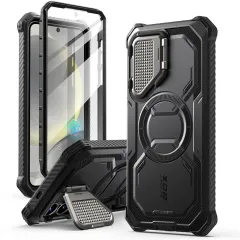 Samsung Galaxy S25 Plus case black SUPCASE IBLSN ARMORBOX MAG MAGSAFE