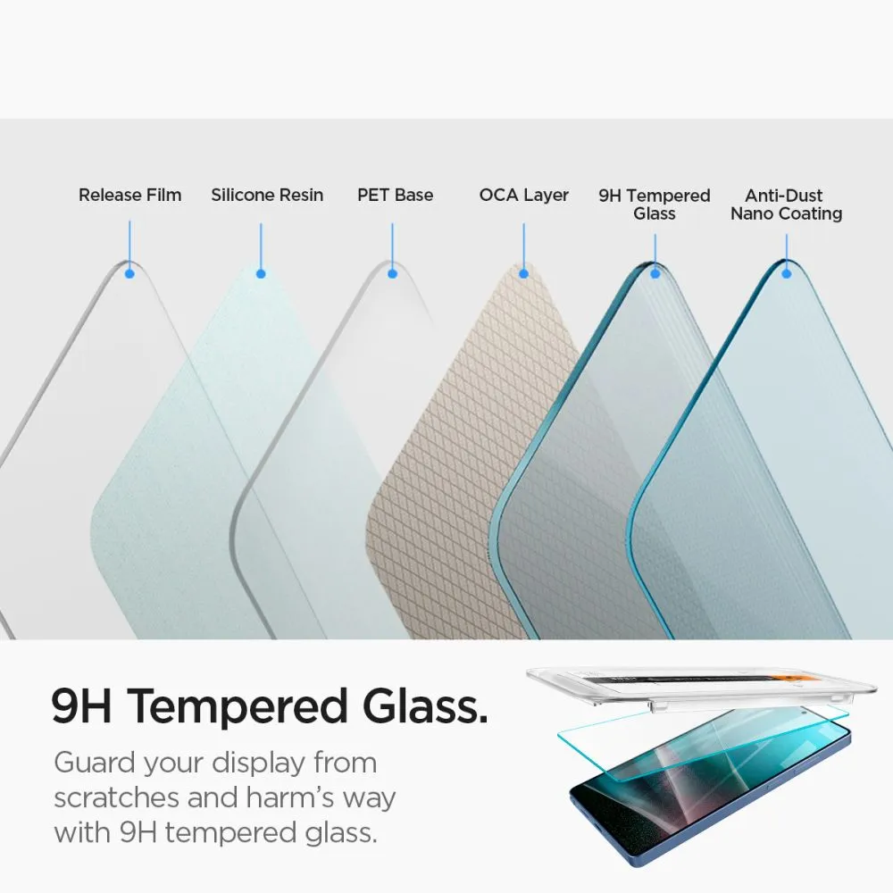 Samsung Galaxy S25 Ultra aizsargstikls  SPIGEN GLAS.TR ”EZ FIT” HD 2-PACK