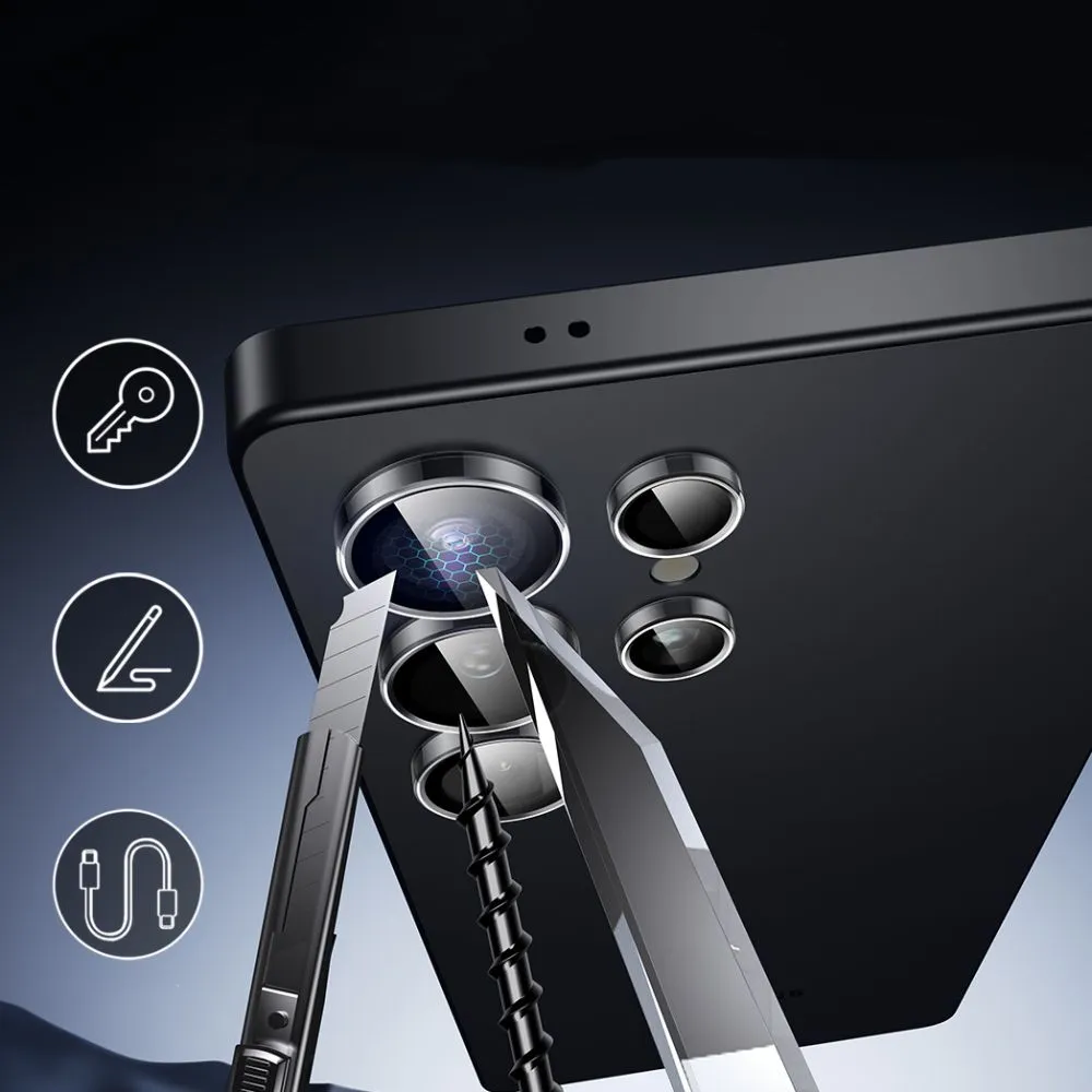 Samsung Galaxy S25 Ultra aizsargstikls caurspīdīgs ESR ARMORITE CAMERA PROTECTOR