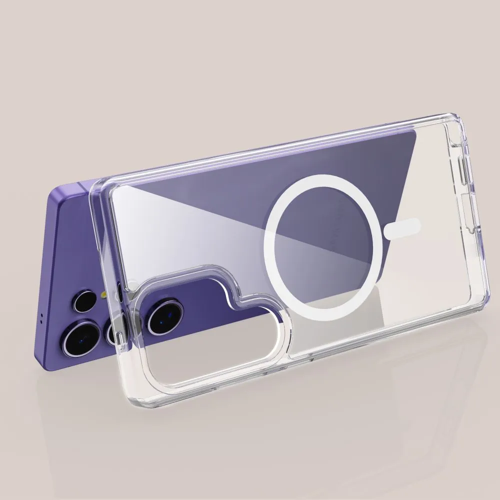 Samsung Galaxy S25 Ultra vāciņš caurspīdīgs TECH-PROTECT FLEXAIR HYBRID MAGSAFE