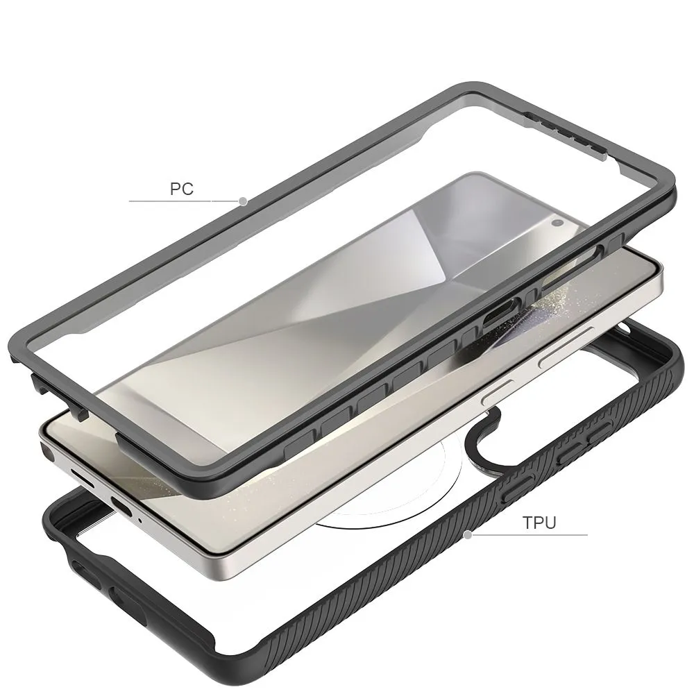 Samsung Galaxy S25 Ultra skal svart TECH-PROTECT DEFENSE MAGSAFE