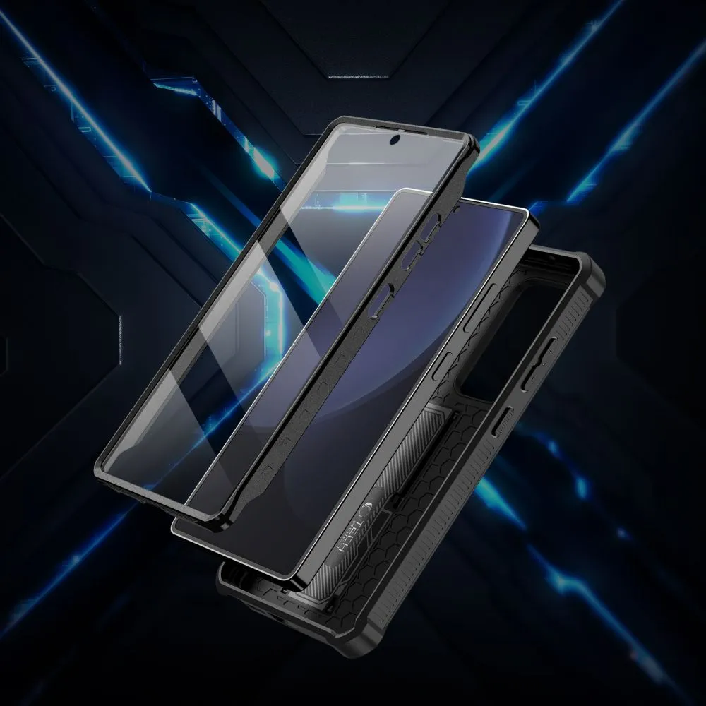Samsung Galaxy S25 Ultra skal svart TECH-PROTECT KEVLAR CAM+
