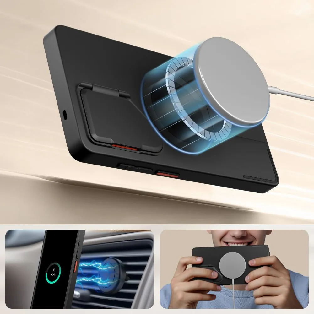 Samsung Galaxy S25 Ultra vāciņš melns TECH-PROTECT KEVLAR AURA MAGSAFE