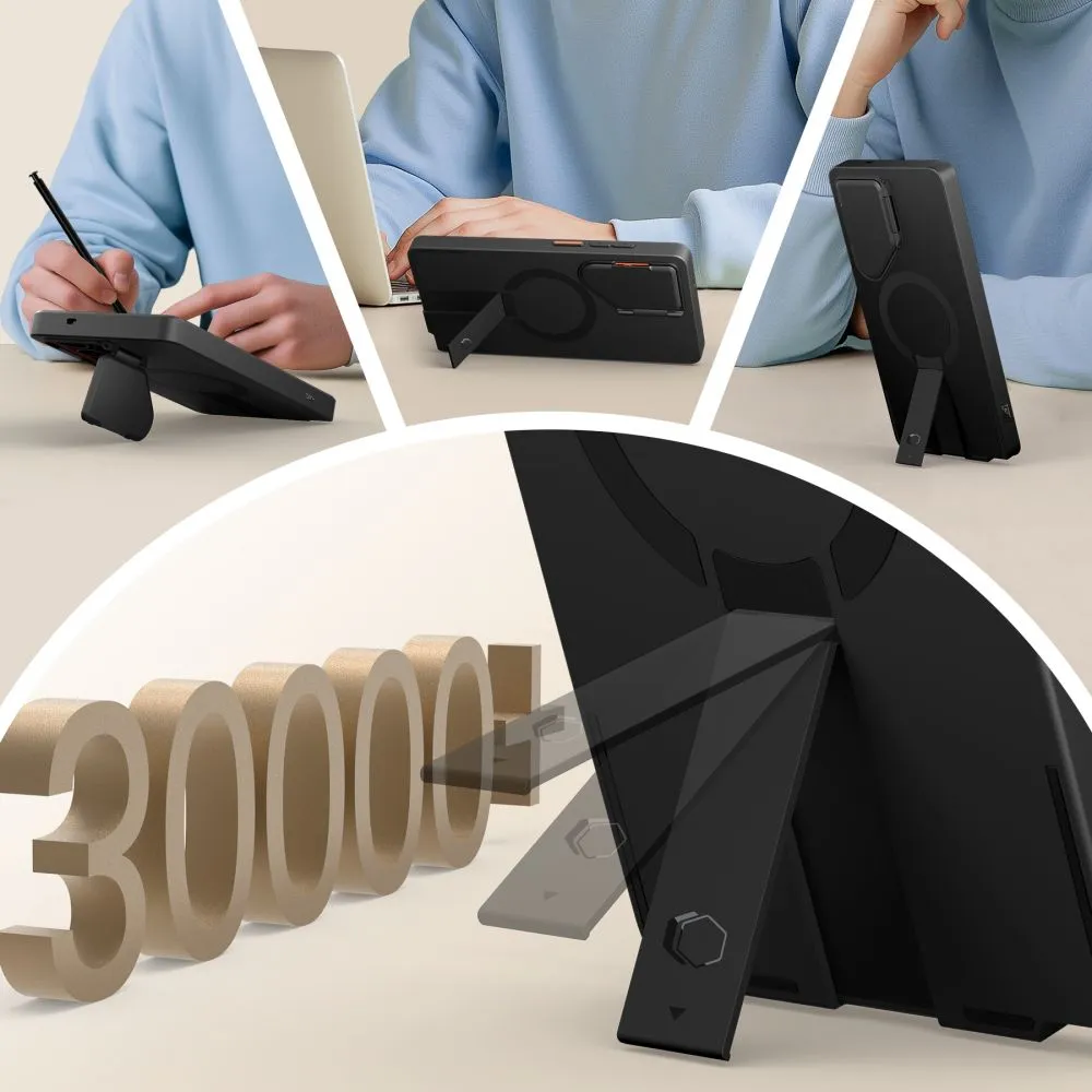 Samsung Galaxy S25 Ultra vāciņš melns TECH-PROTECT KEVLAR AURA MAGSAFE